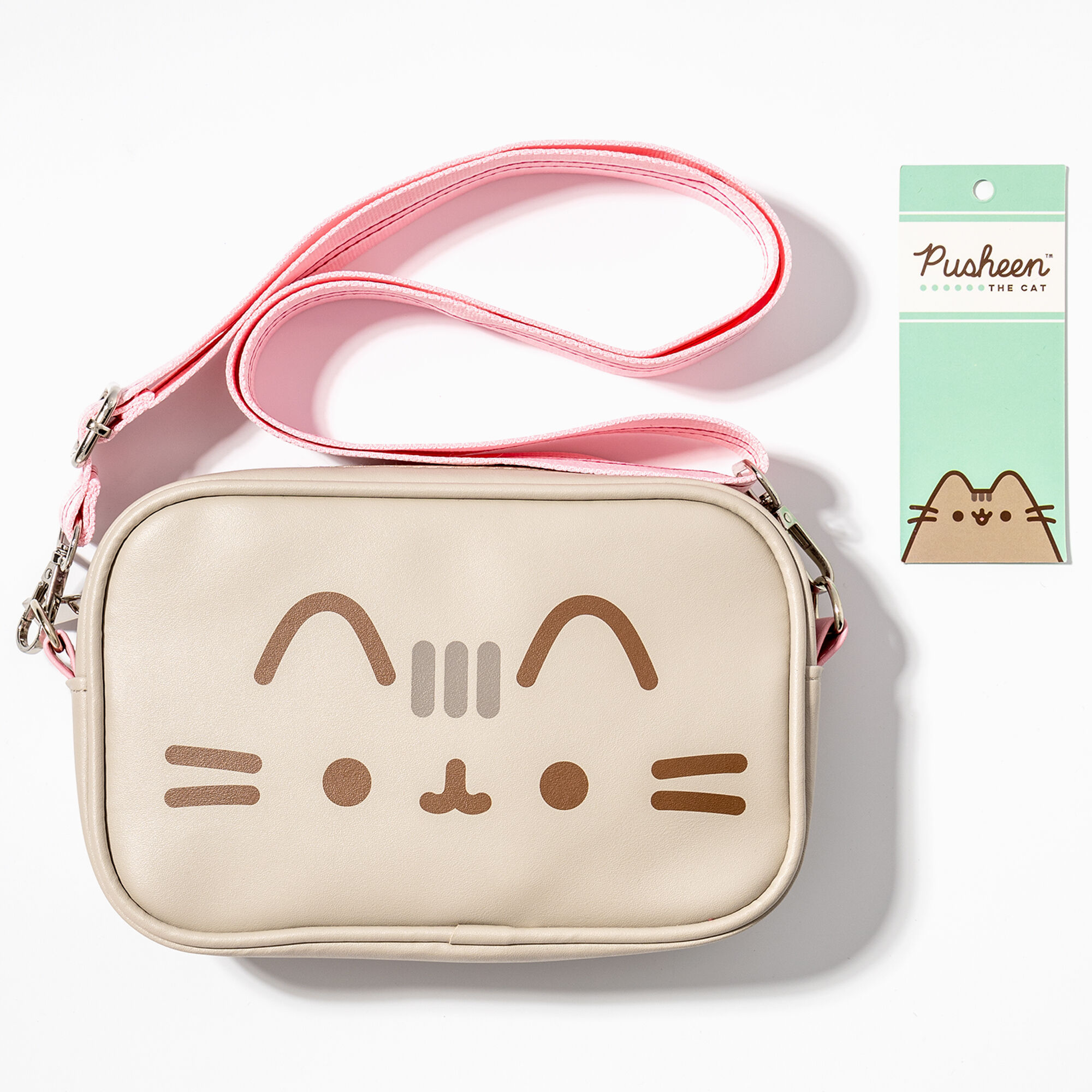 View Claires Pusheen Crossbody Camera Bag information