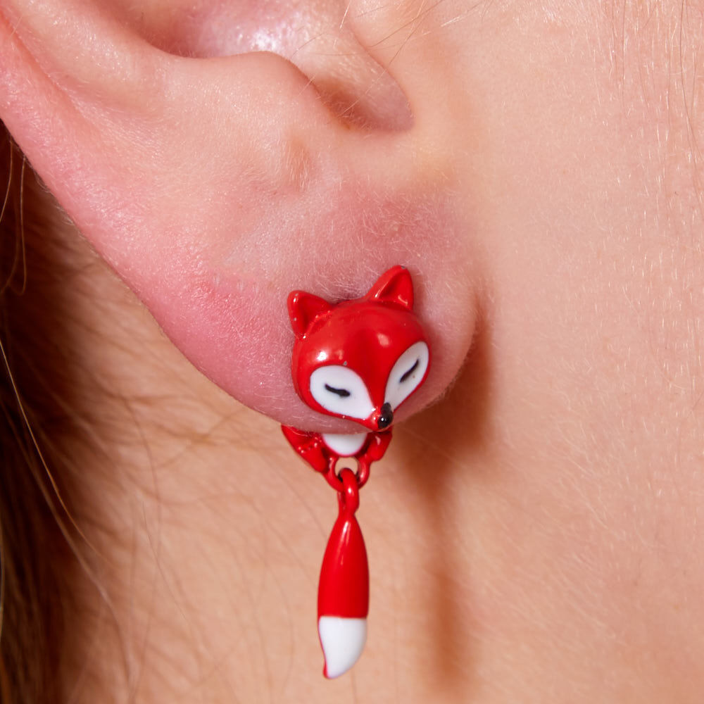 Claire's fox earrings new arrivals