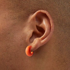 Matte Rainbow Mini Hoop Earrings - 6 Pack,