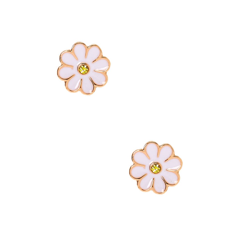 Stainless Steel RoseGold Colour,Daisy Earrings Earrings
