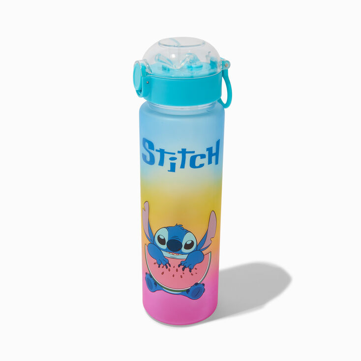 Disney Stitch Foodie Rainbow Ombre Water Bottle