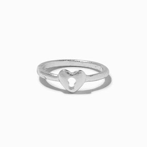 Silver-tone Heart Midi Rings - 3 Pack,