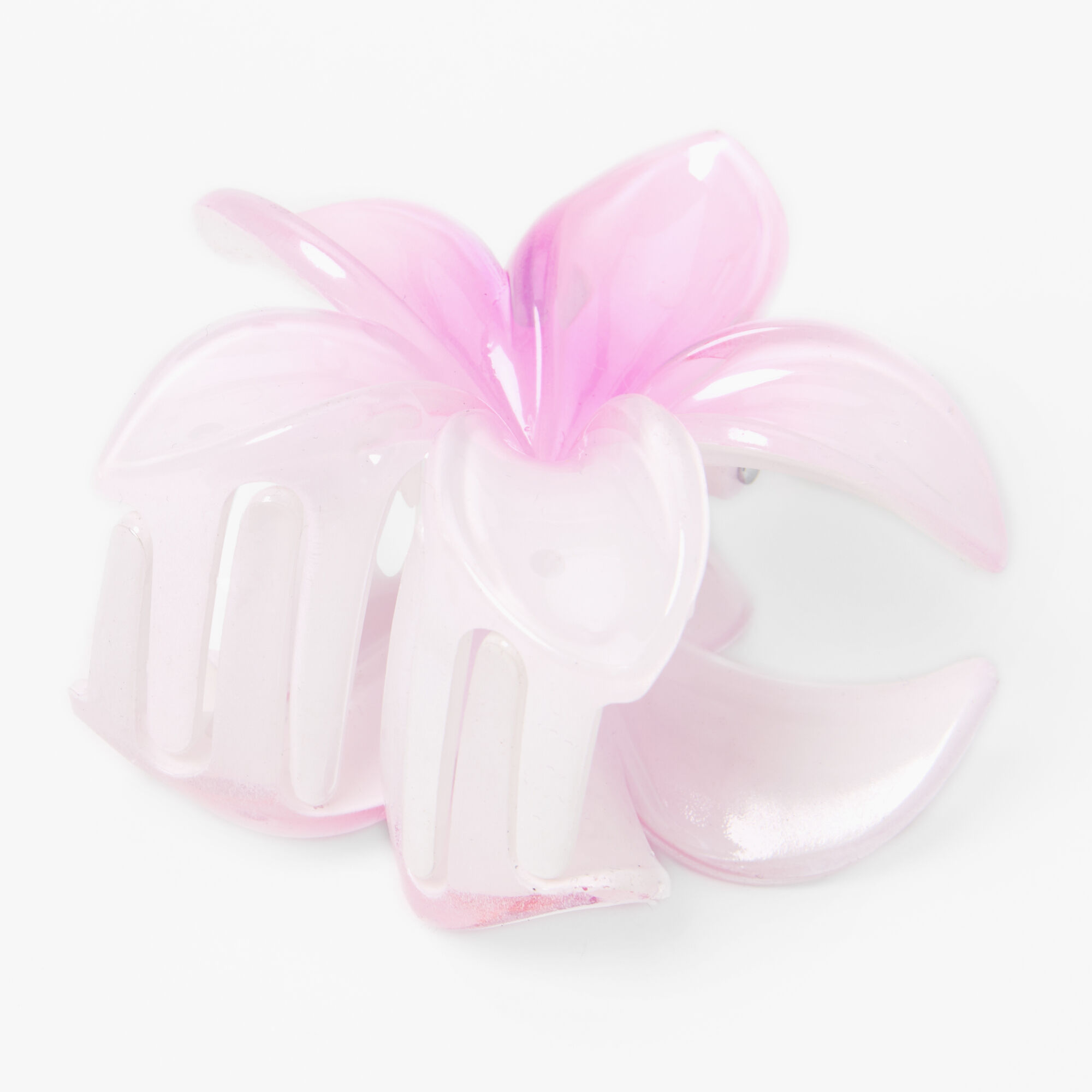 View Claires Hibiscus Medium Hair Claw Pink information