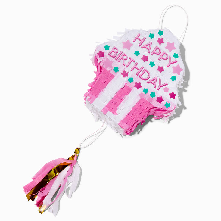 &quot;Happy Birthday&quot; Mini Cupcake Pinata,