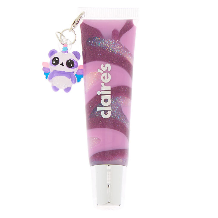 Charlie the Panda Charm Lip Gloss Tube - Grape,