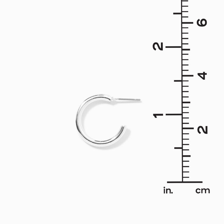 Silver-tone 20mm Hoop Earrings,