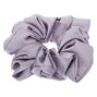 Giant Satin Hair Scrunchie - Grey,