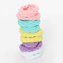 Claire&#39;s Club Pastel Honeycomb Hair Ties - 10 Pack,