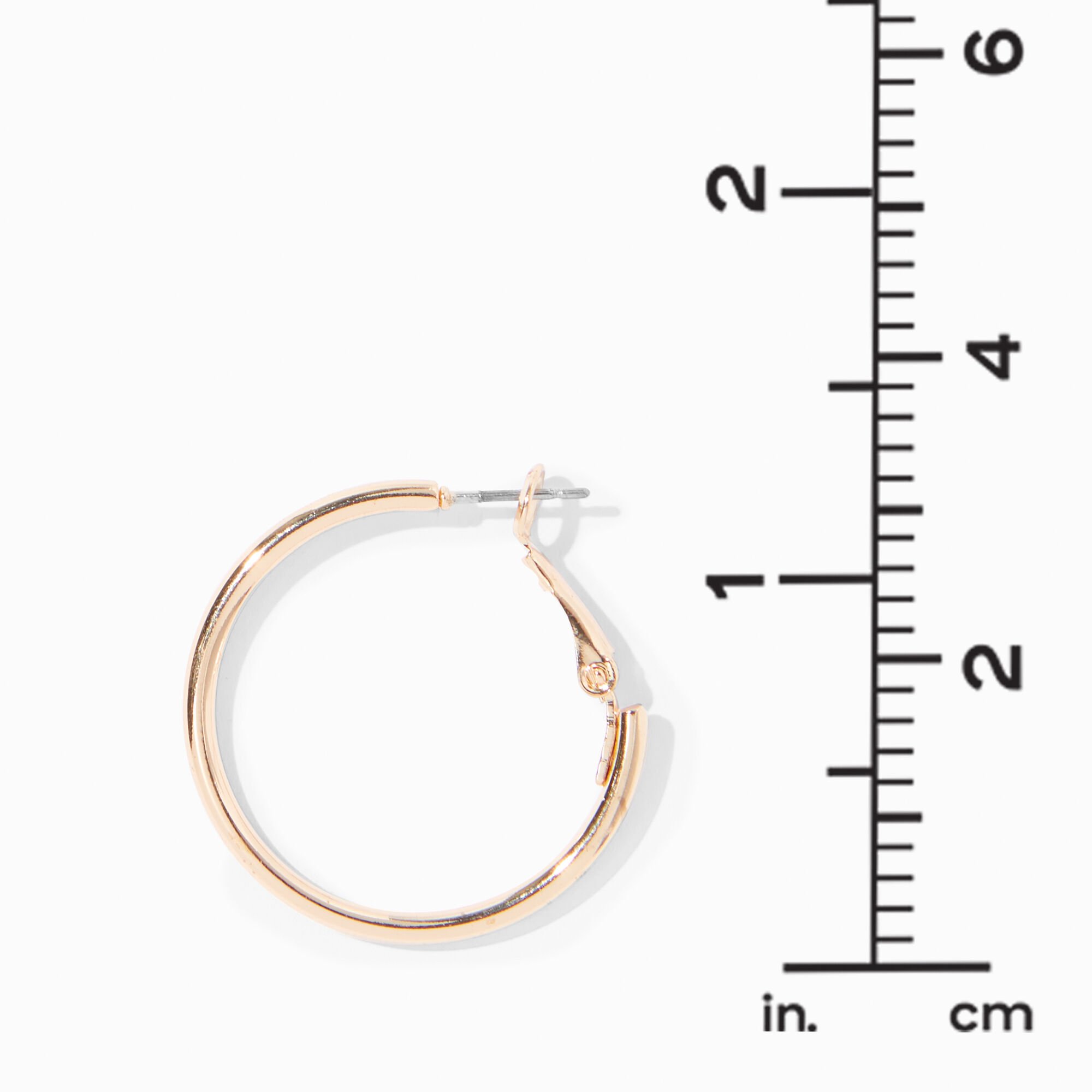 Gold 30MM Hoop Earrings