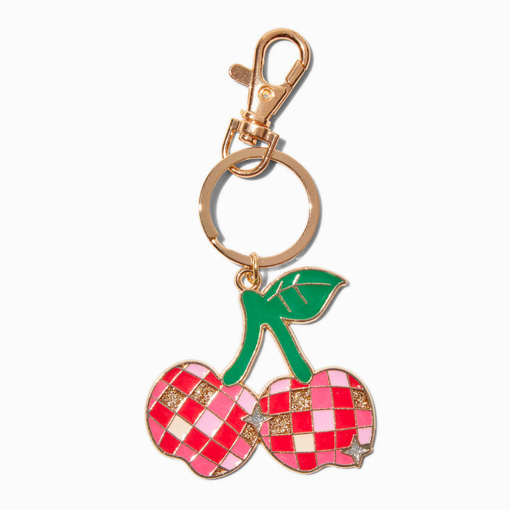 Disco Cherries Keychain ,