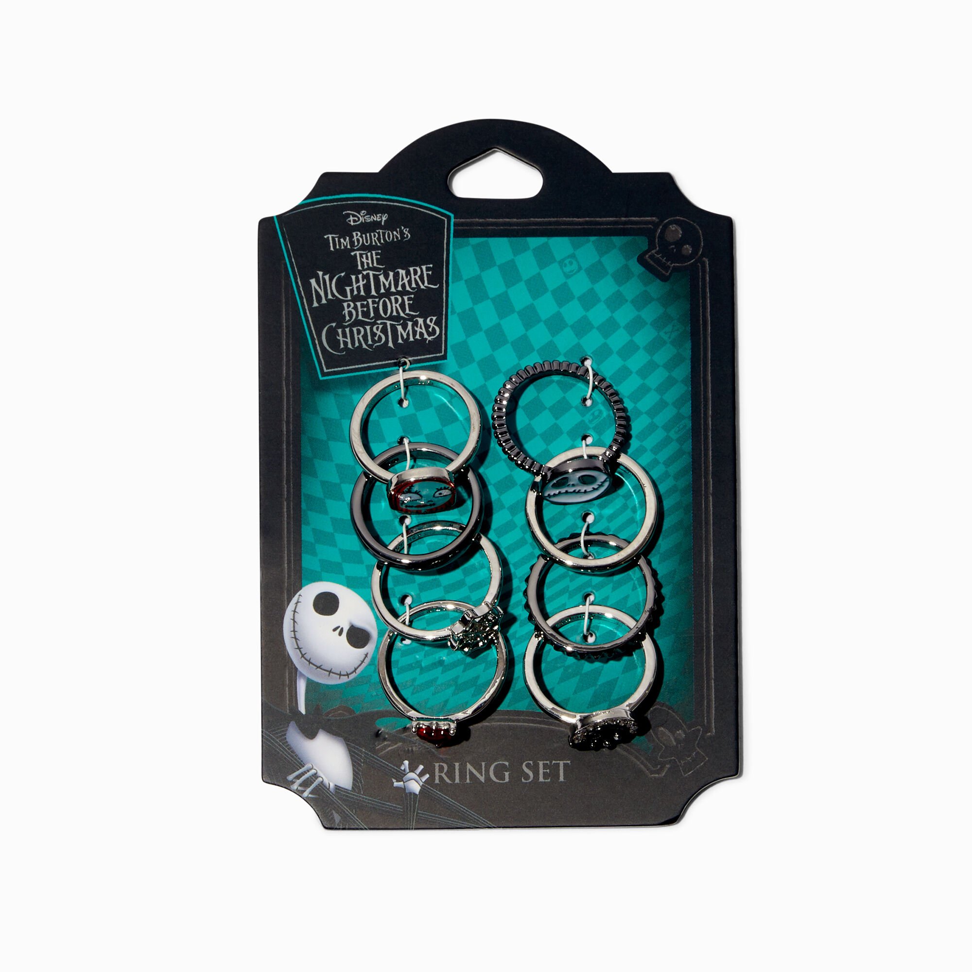 View Claires The Nightmare Before Christmas Ring Set 6 Pack information