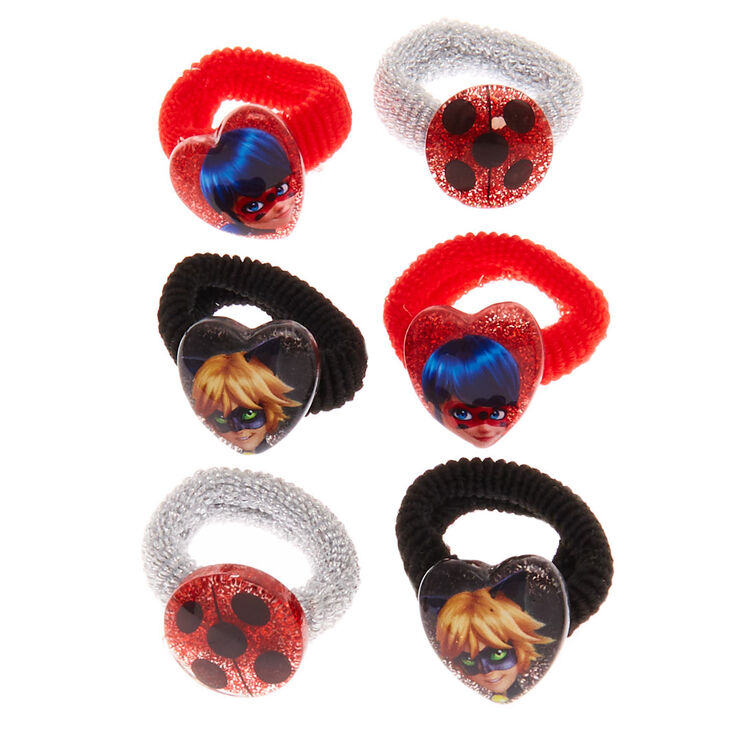 &Eacute;lastique &agrave; cheveux breloques Miraculous&trade; - Lot de 6,