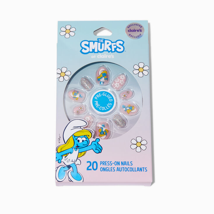 The Smurfs&trade; Claire&#39;s Exclusive Stiletto Press On Faux Nails - 20 Pack,