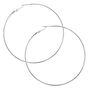 Silver-tone 80mm Hoop Earrings,