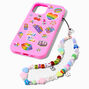 Pink Y2K Protective Phone Case with Lanyard - Fits iPhone&reg; 12 Pro,