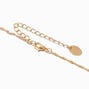 Gold-tone Delicate Twisted Necklace,