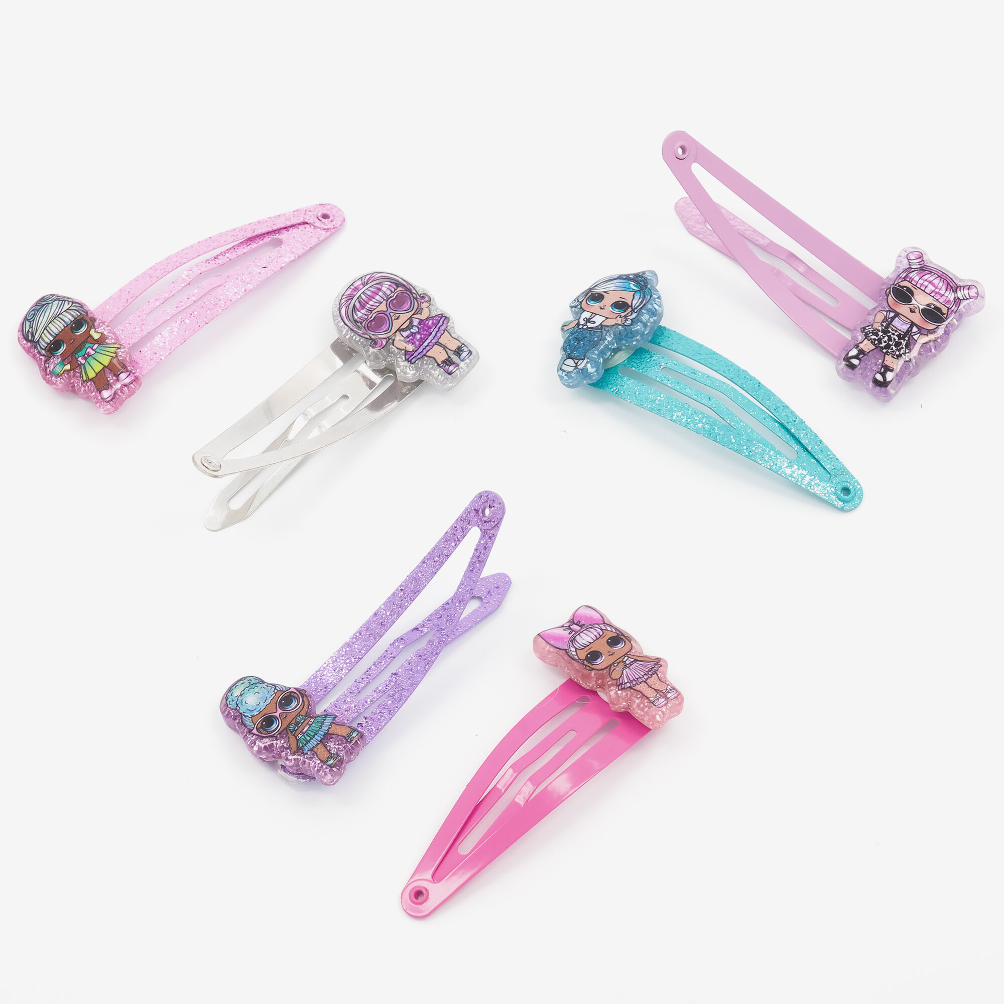 L.O.L. Surprise!™ Snap Hair Clips - 6 Pack,
