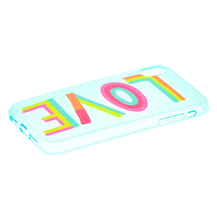 Rainbow Love Phone Case - Fits iPhone XR,