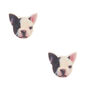 French Bulldog Stud Earrings,