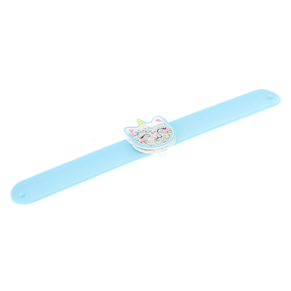UniCat Glitter Slap Bracelet - Blue,