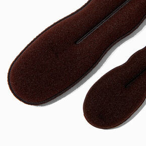 Brown Bun Hair Rollers - 2 Pack,