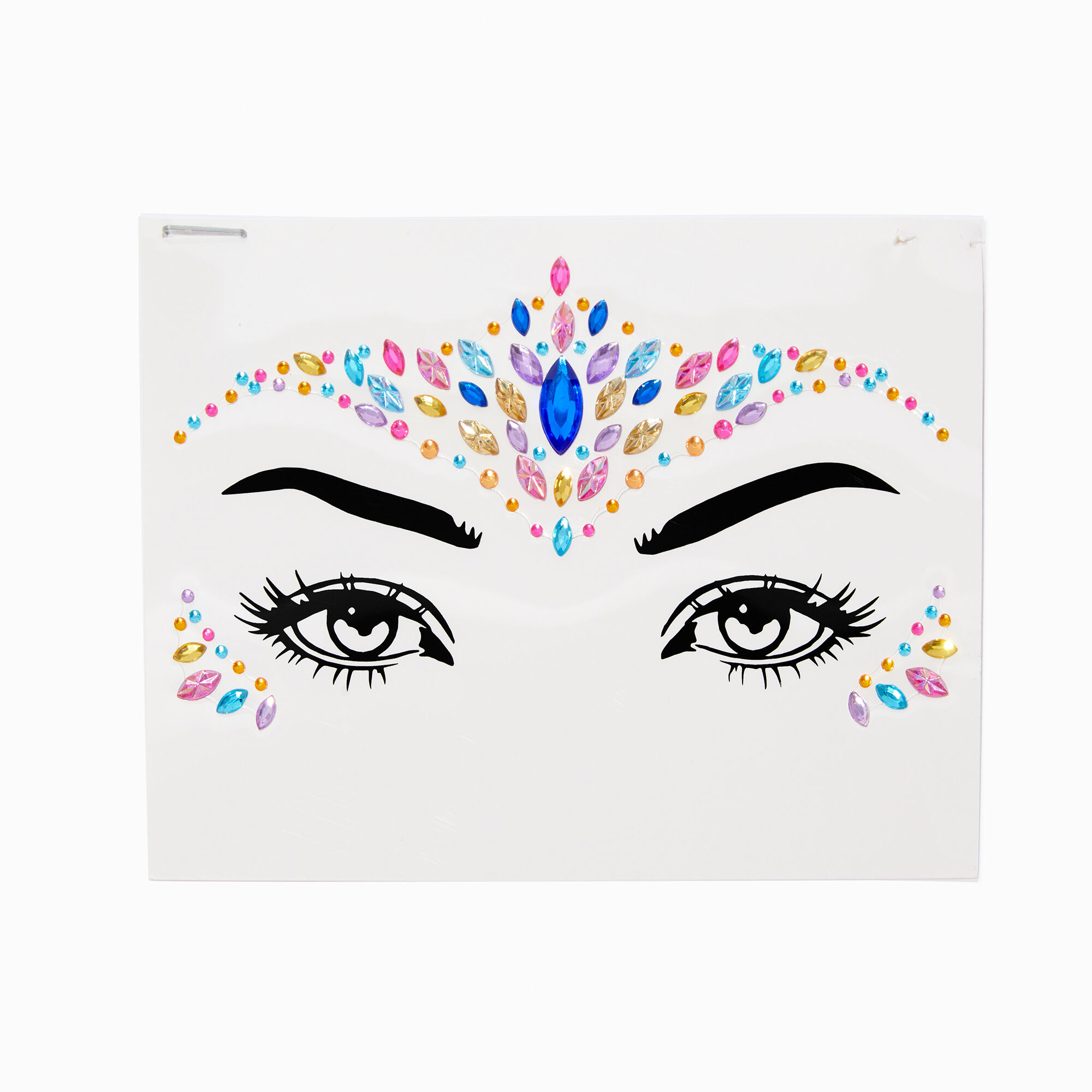 Bijoux pour le front aux couleurs vives,