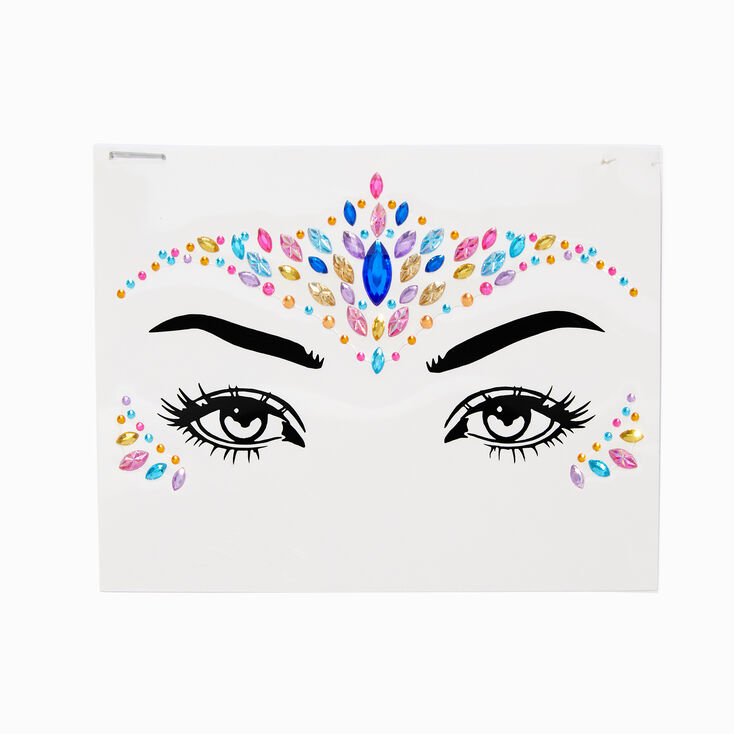 Bijoux pour le front aux couleurs vives,