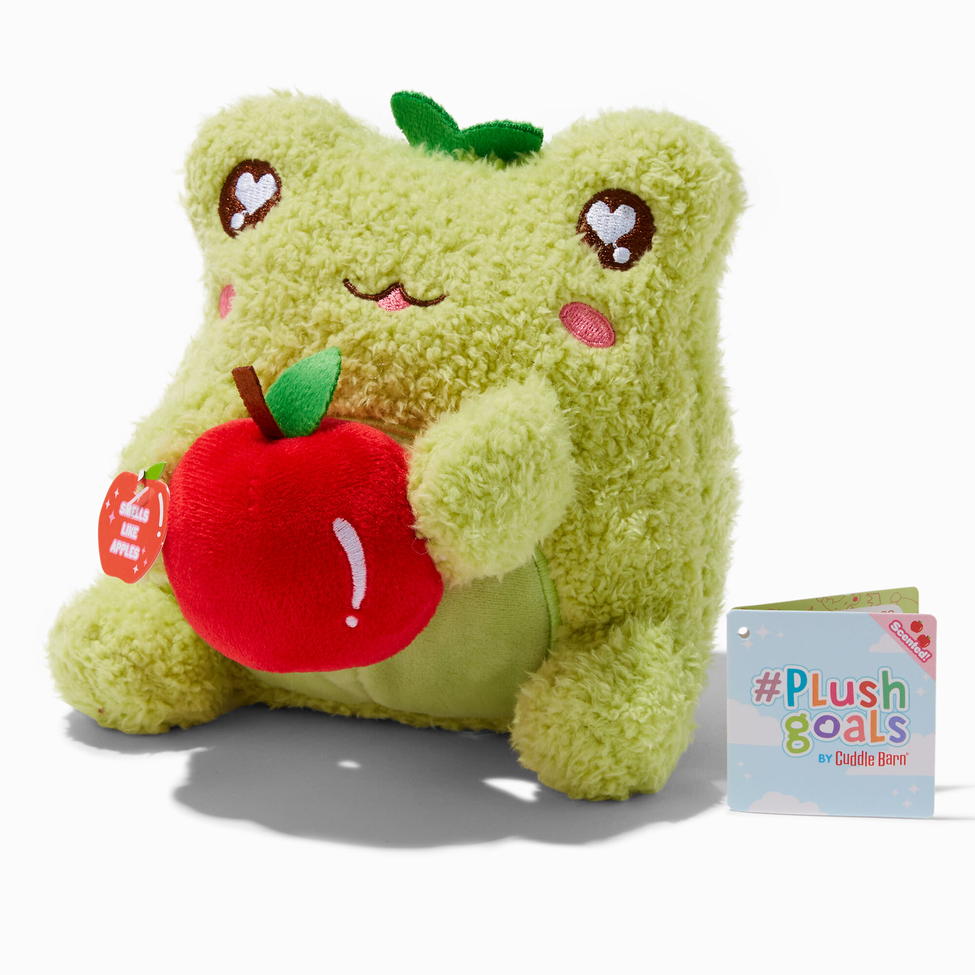 View Claires plush Goals By Cuddle Barn 8 Small Apple Wawa Plush Toy information