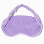 Silver Sequin Eyelash Purple Sleeping Mask,