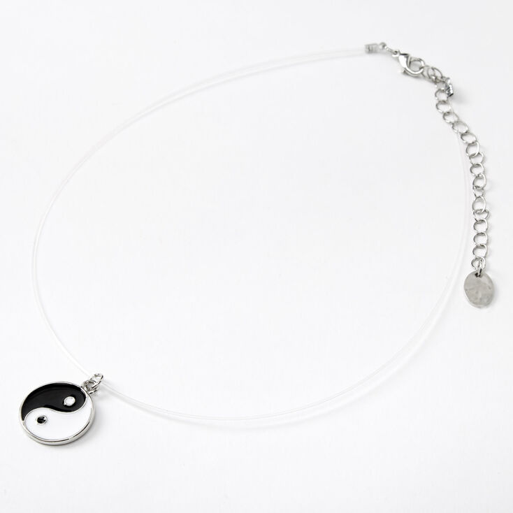 Yin Yang Illusion Pendant Necklace,