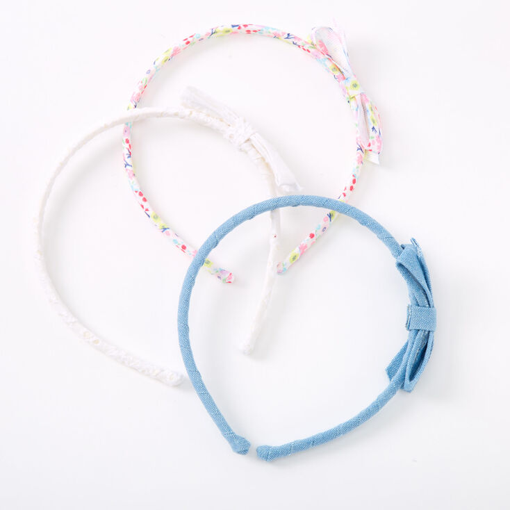 Claire&#39;s Club Bow Headbands - 3 Pack,