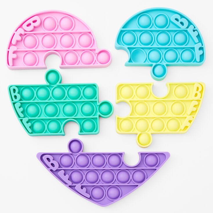 Pop Fashion 7.5&#39;&#39; Best Friends Puzzle Heart Fidget Toy,