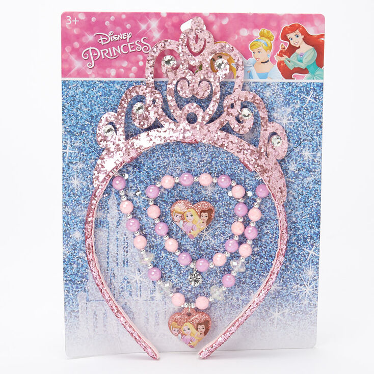 &copy;Disney Princess Headband &amp; Jewellery Set &ndash; Pink, 4 Pack,