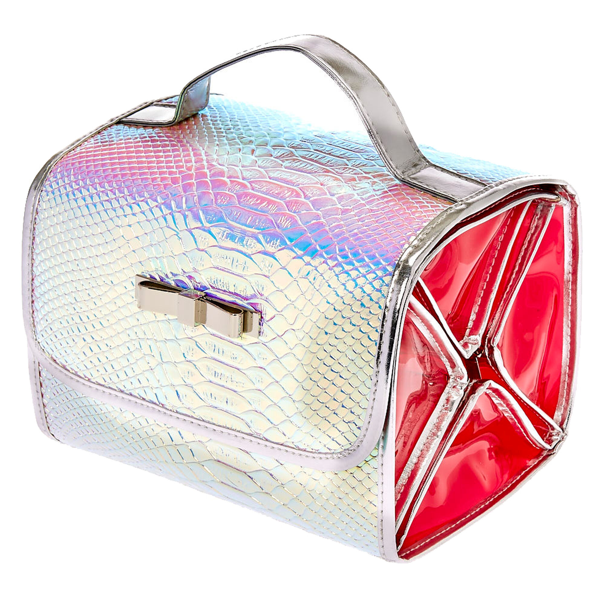 Holographic Roll Travel Makeup Bag - Claire's US