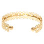Gold Filigree Cuff Bracelet,