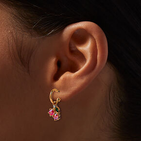 Pink Cherry Earring Set - 3 Pack,
