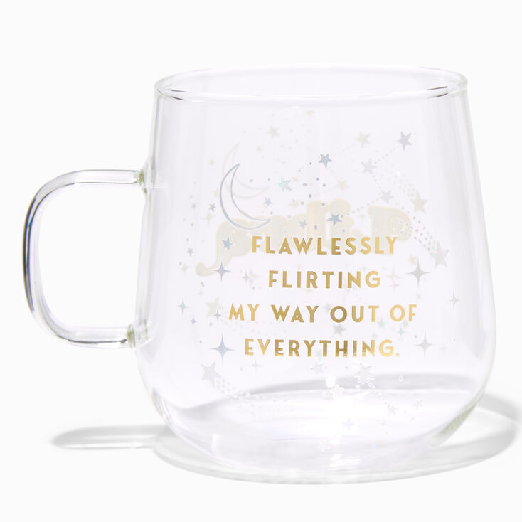 Zodiac Glass Mug - Libra,