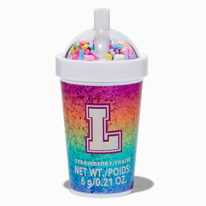 Initial Shaker Cup Flavored Lip Balm - L,