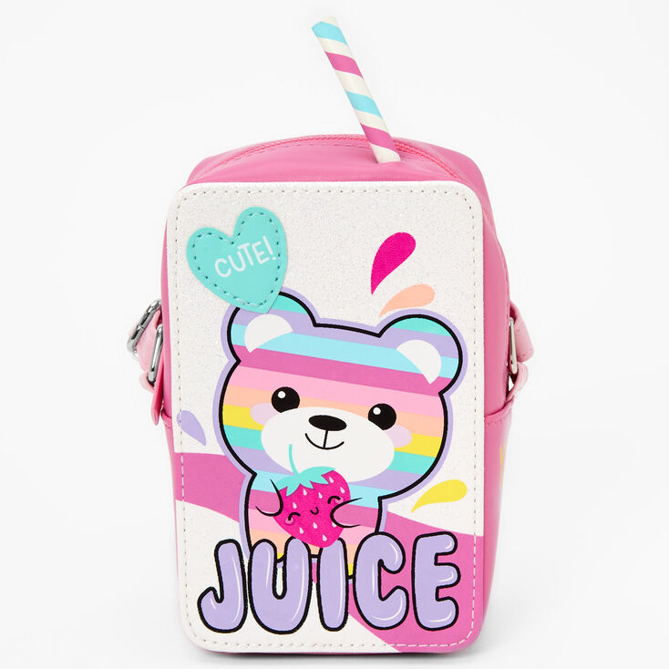 Claire&#39;s Club Rainbow Juicebox Crossbody Bag,