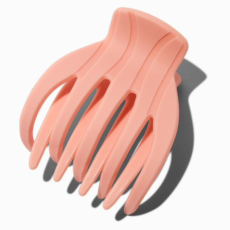 Matte Pink Yoga Hair Claw,