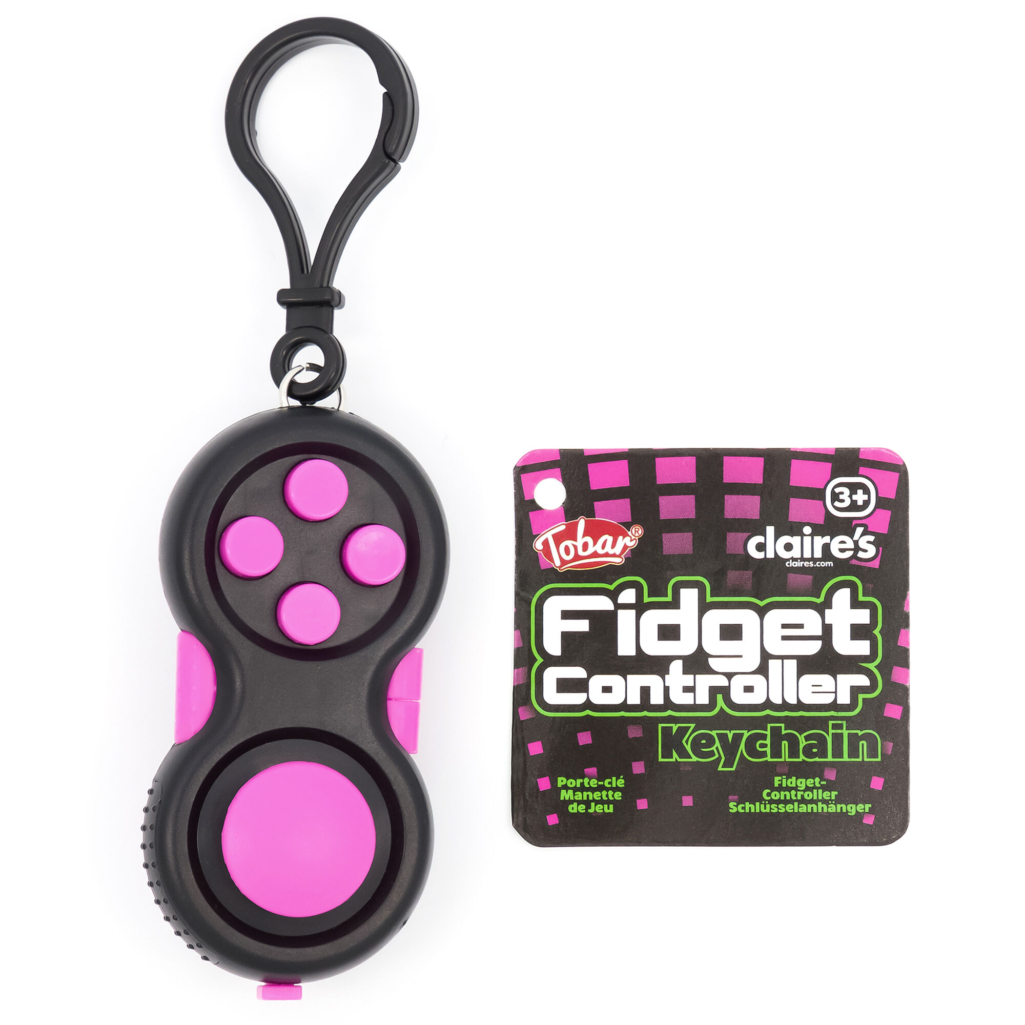 Porte-clés fidget manette - Les modèles peuvent varier,