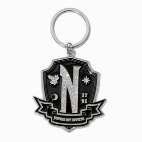 Wednesday&trade; Nevermore Academy Crest Keyring,