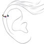 Anodised Titanium 16G Horseshoe Cartilage Hoop Earring,