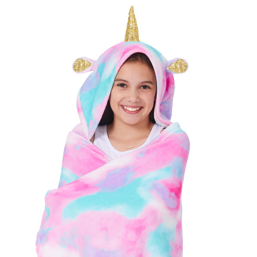 Unicorn hooded blanket hotsell