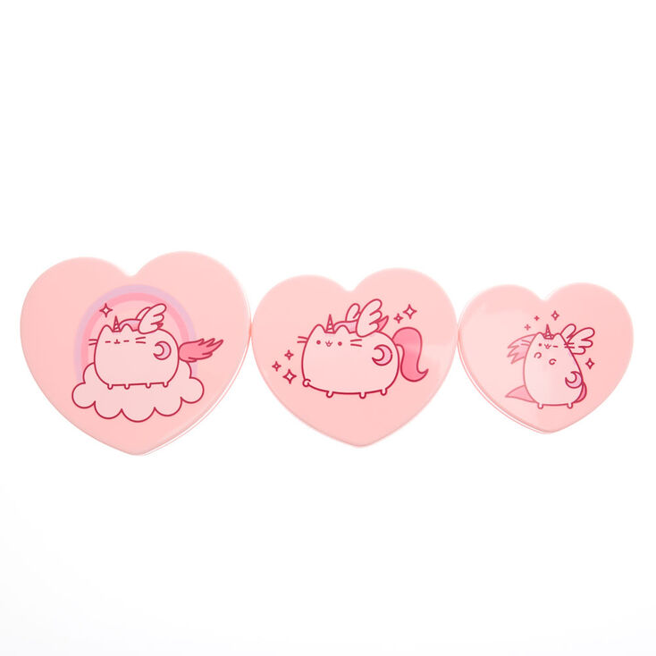 Bo&icirc;tes de rangement roses en forme de c&oelig;ur Pusheen&trade;,