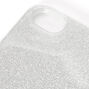 Silver Glitter Protective Phone Case - Fits iPhone 6/7/8/SE,