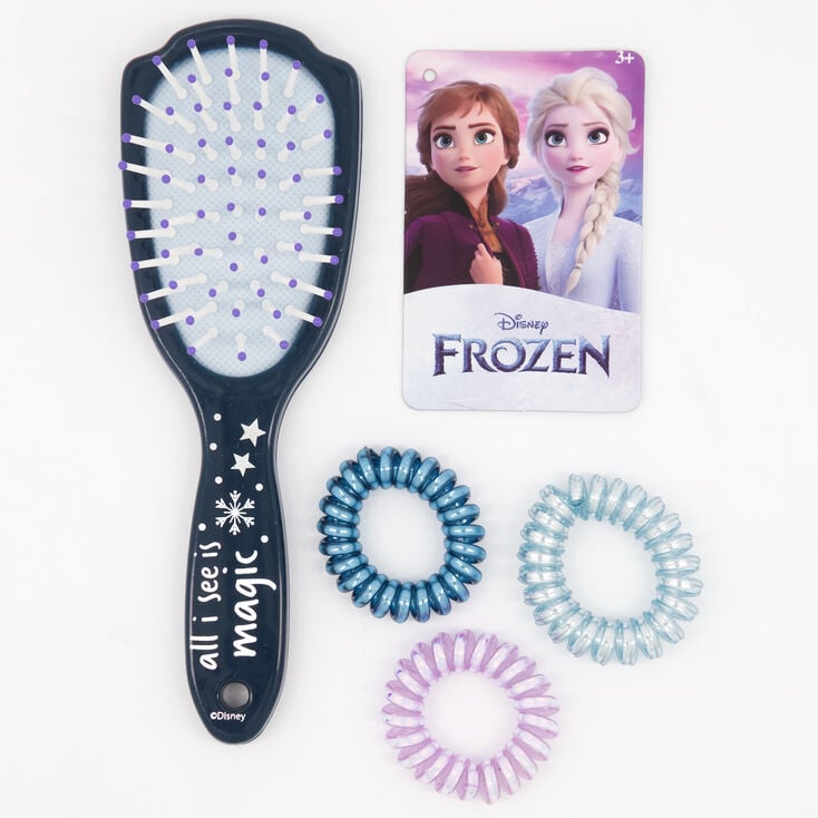 Disney Frozen 2 Brush and Spiral Hair Bobbles &ndash; 4 Pack,