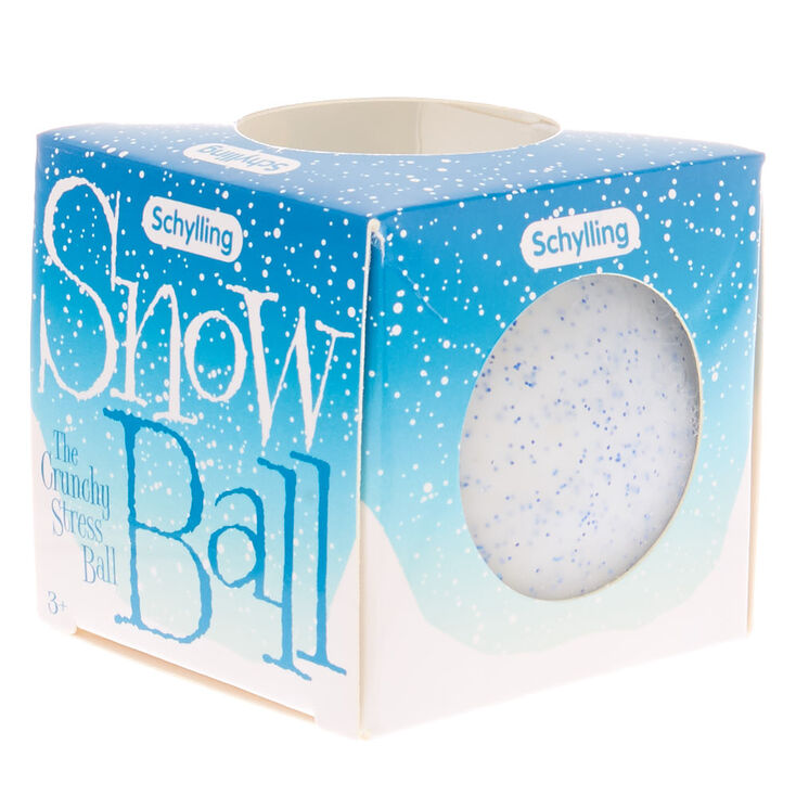 Schylling&reg; Snow Ball Stress Ball - White,