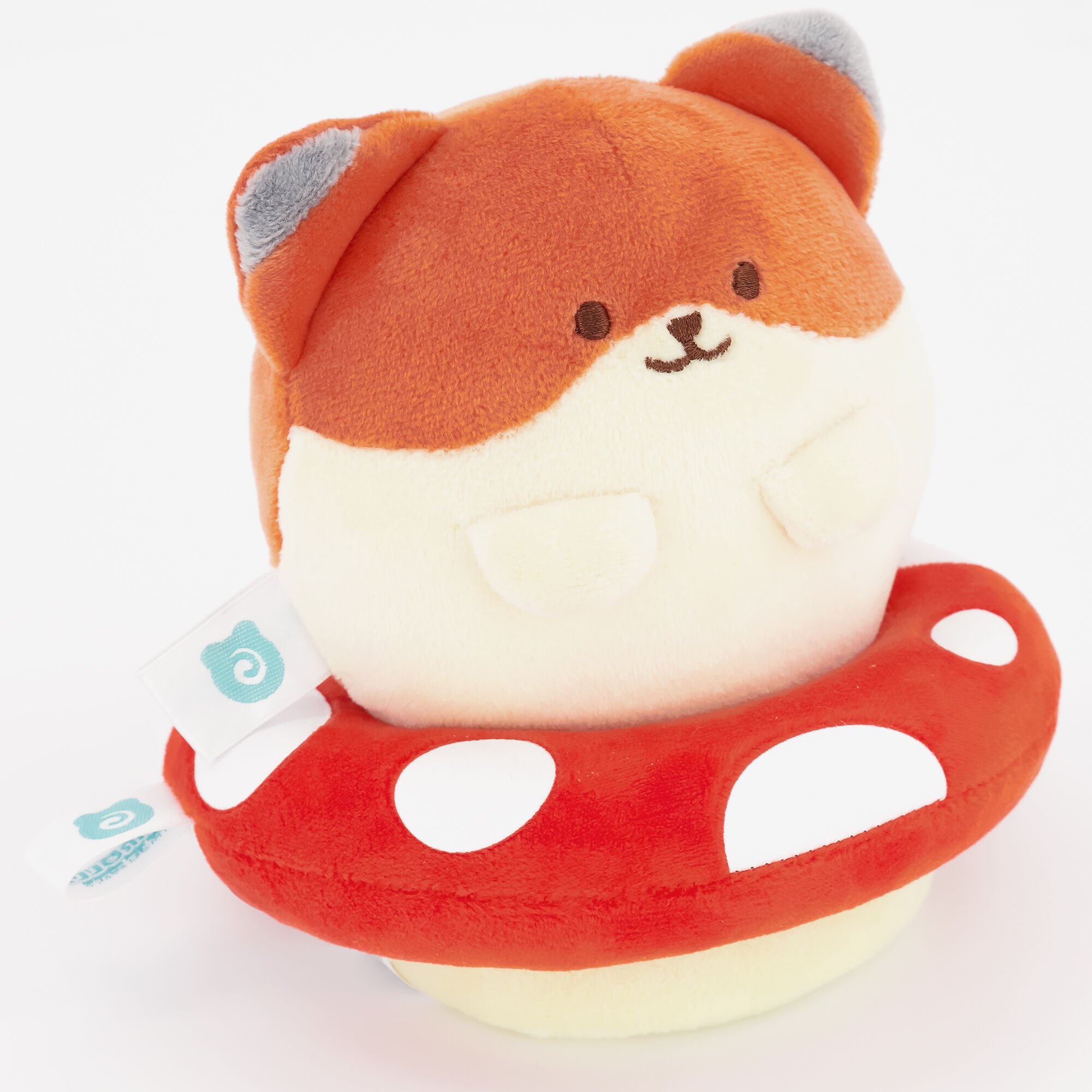 Anirollz Fox Mushroom Floatie Soft Toy