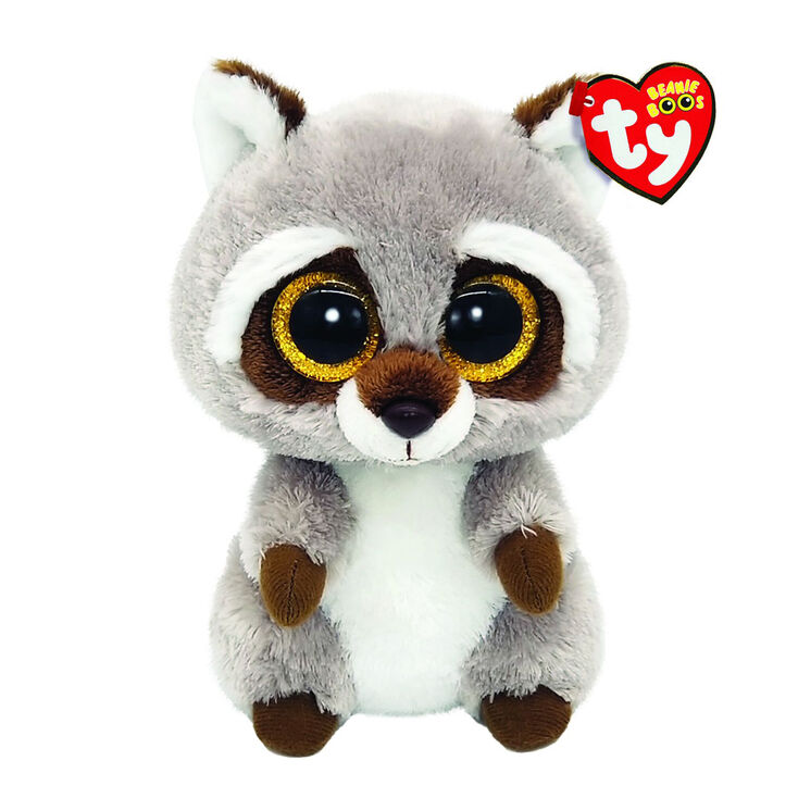 Ty&reg; Beanie Boos Oakie the Raccoon Soft Toy,